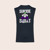 Débardeur joker navy, dos — Kariban K3022IC, fond beige, logo original – coloris Navy