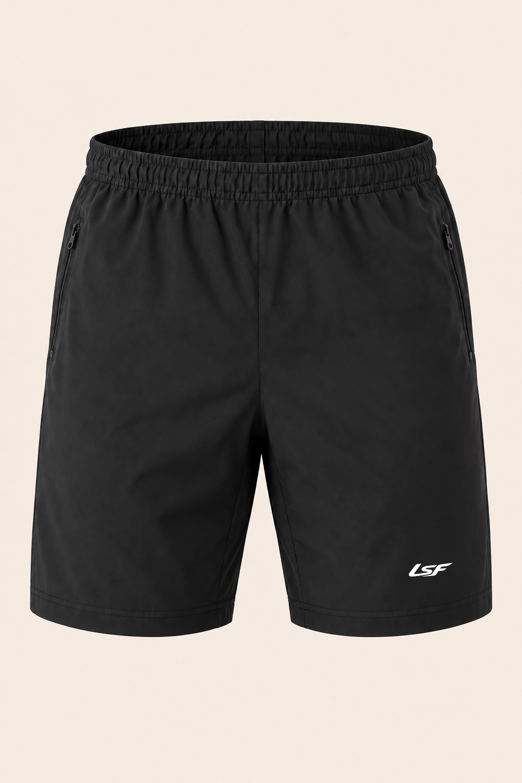 Short Essor LSF noir, vue de face