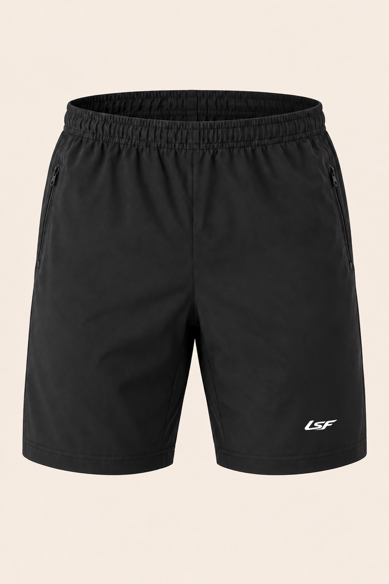 Short Essor LSF noir, vue de face