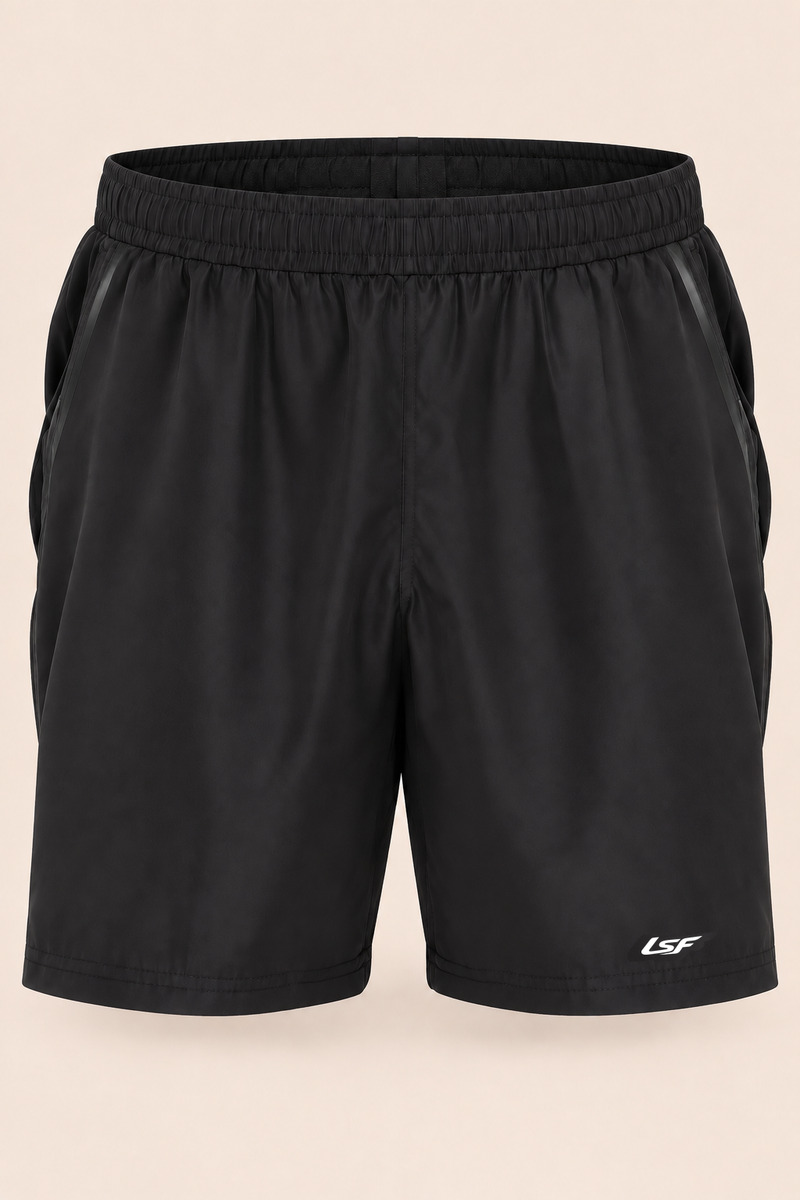 Short de training homme Tempo LSF noir — face