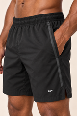 Tempo LSF noir — détail porté : ceinture et poche latérale