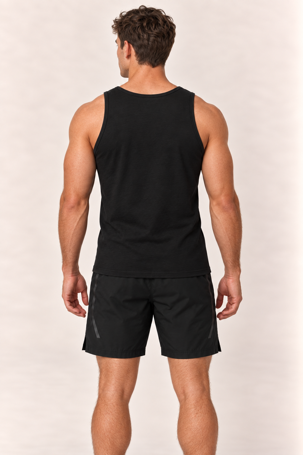 Débardeur homme Pulse LSF noir — porte dos