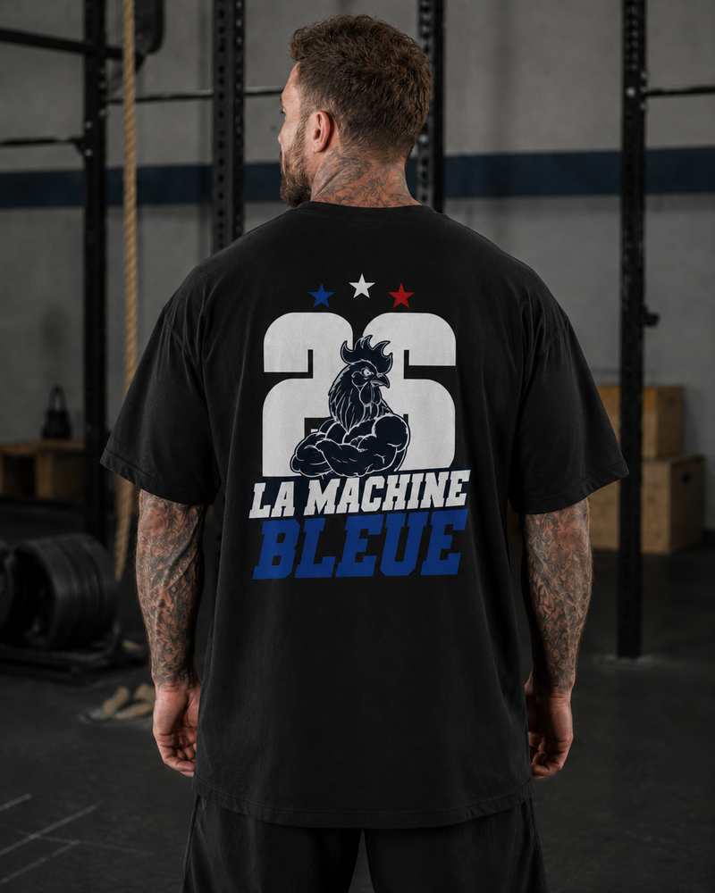 T-Shirt Oversize Collector — dos La Machine Bleue