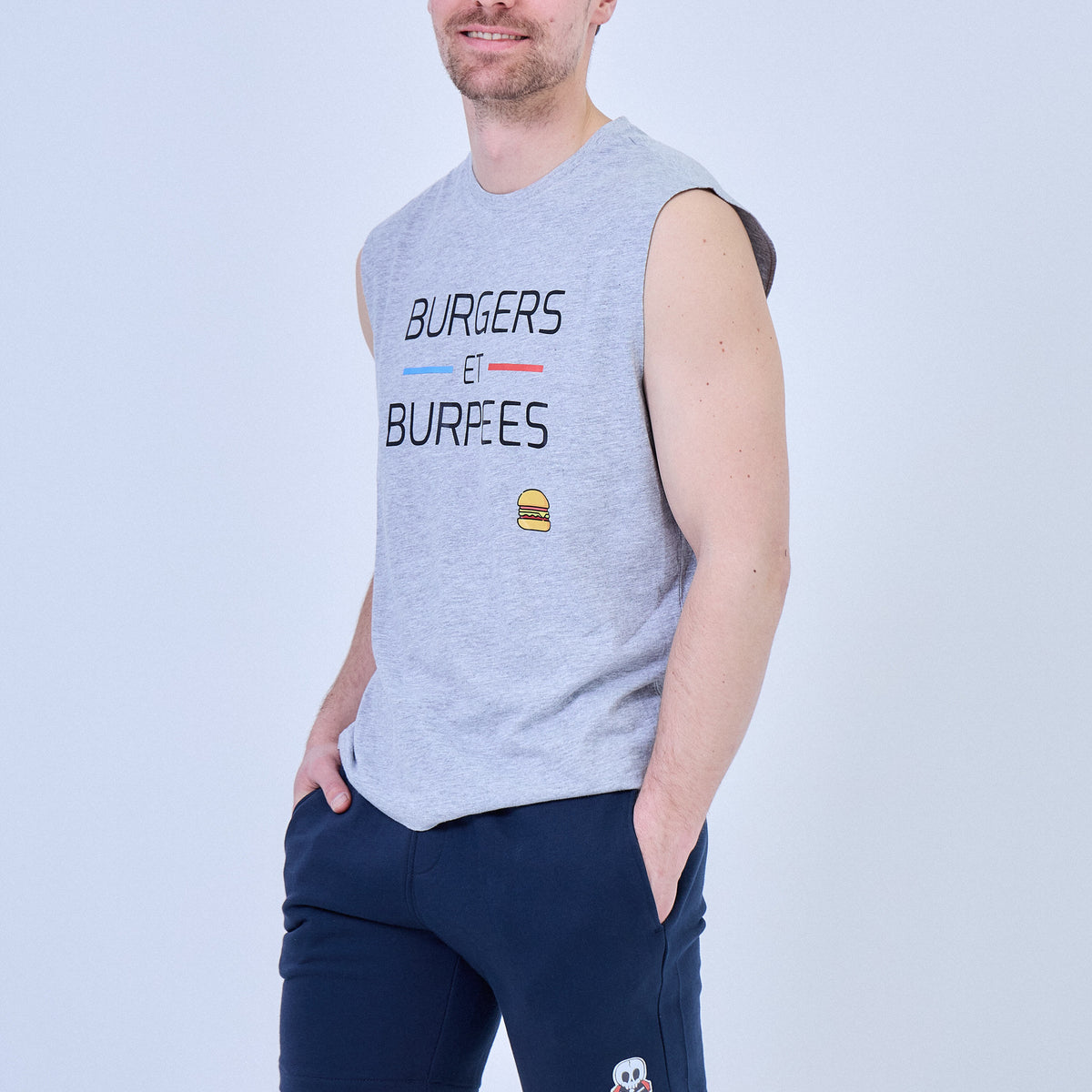 Short Homme Cross Training – Skull Coton Bio