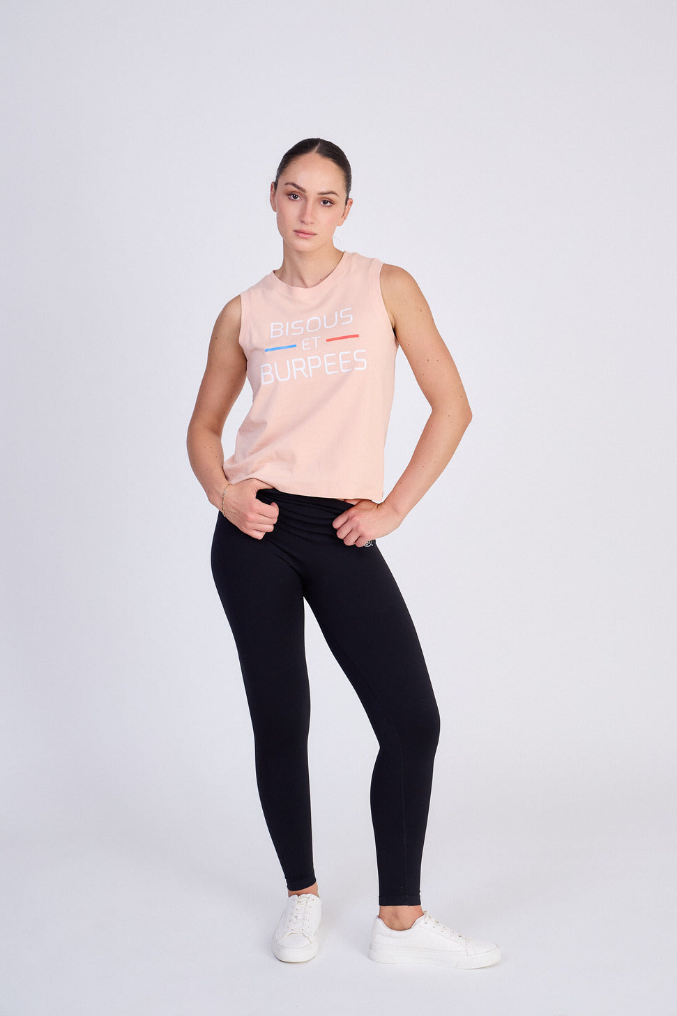 Débardeur Femme Cross Training – Bisous & Burpees Coton Bio