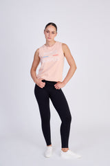 Débardeur Femme Cross Training – Bisous & Burpees Coton Bio vue 3 — Le Snatch Français