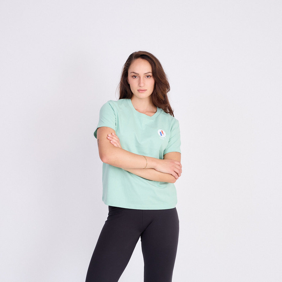 T-Shirt Femme Hybrid Training – Le Snatch Français Coton Bio