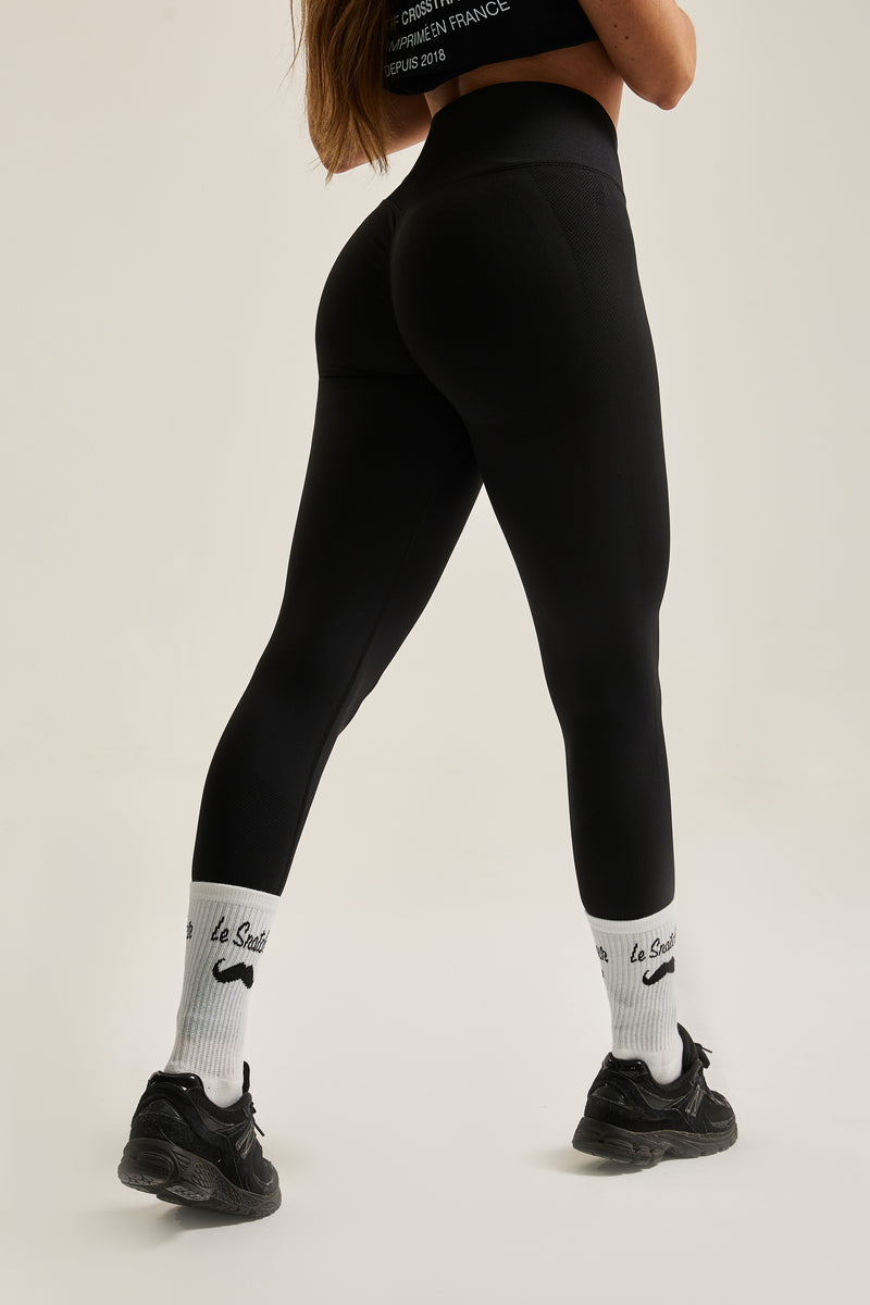 Legging femme cross training Evolve – coloris Noir – Le Snatch Français