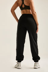 Jogging Femme Hybrid Training – Baggy Coton Bio vue 4 — Le Snatch Français