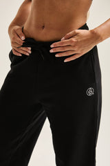 Jogging Femme Hybrid Training – Baggy Coton Bio vue 3 — Le Snatch Français