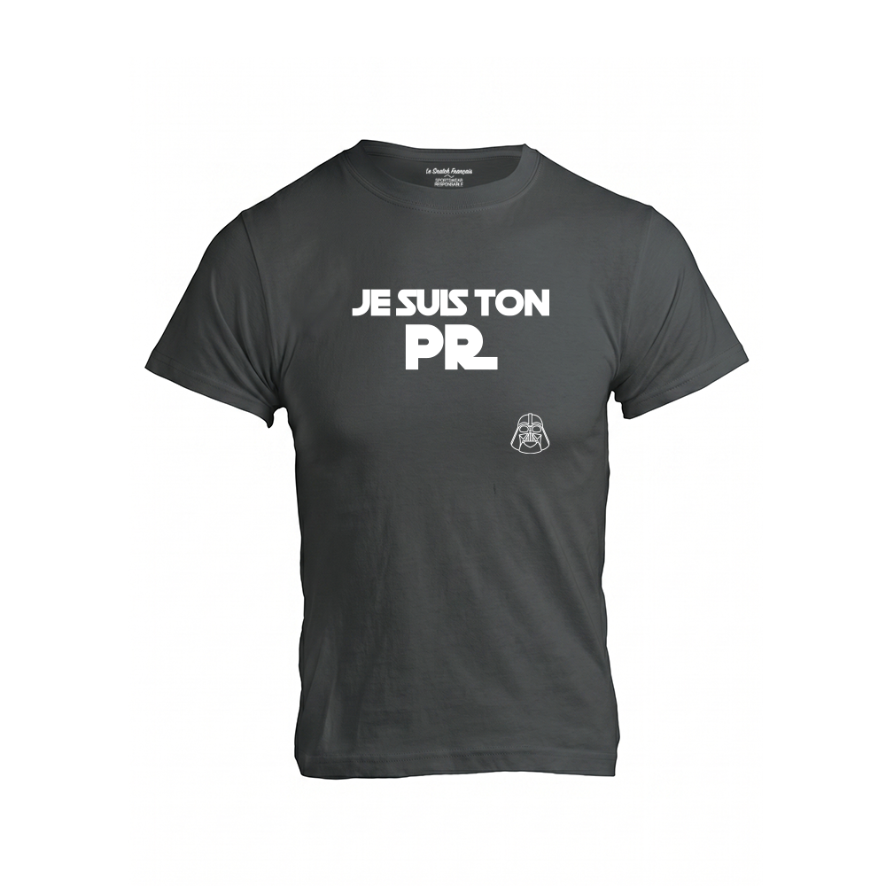 T-Shirt Homme Cross Training – Je Suis Ton PR Anthracite — Le Snatch Français