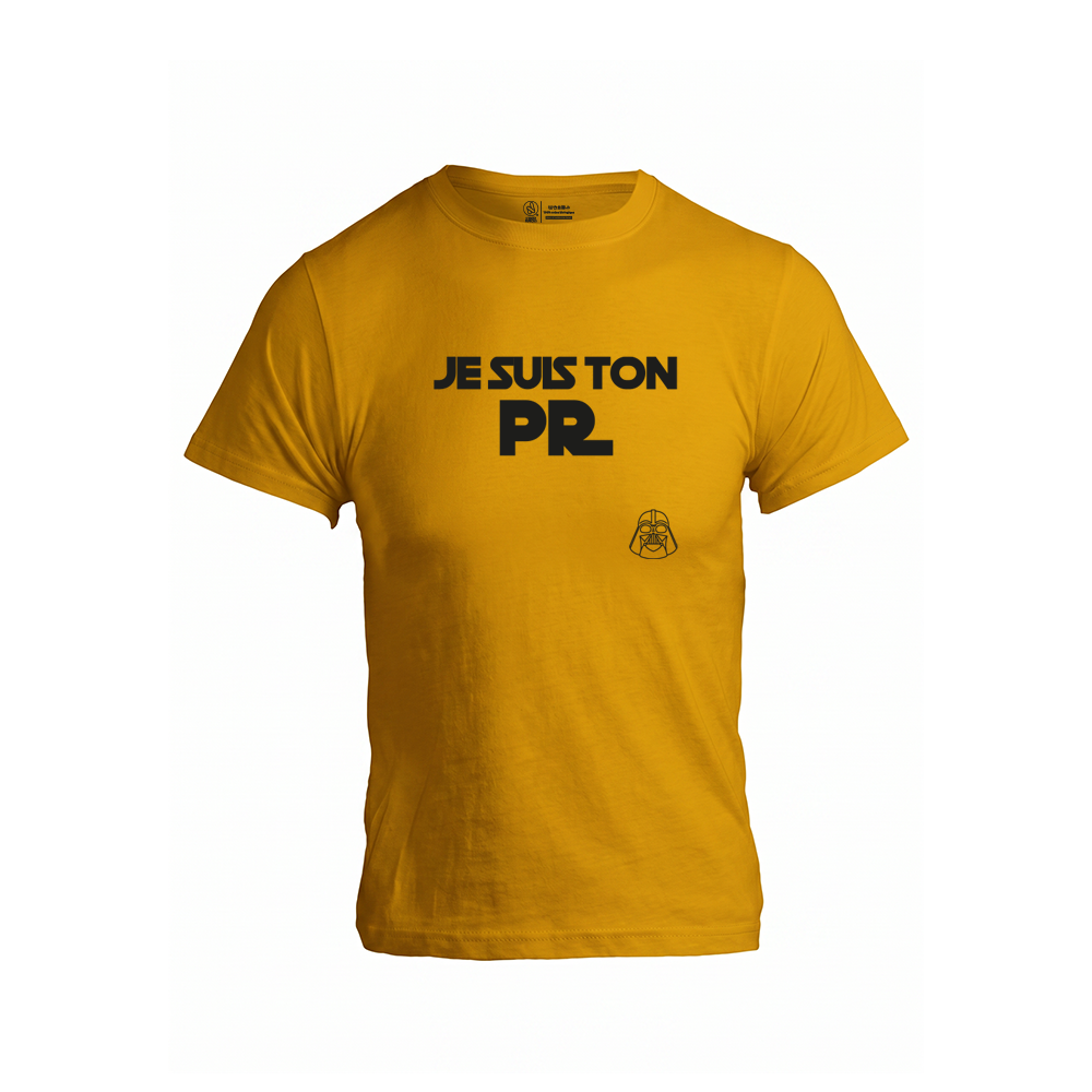 T-Shirt Homme Cross Training – Je Suis Ton PR Jaune — Le Snatch Français
