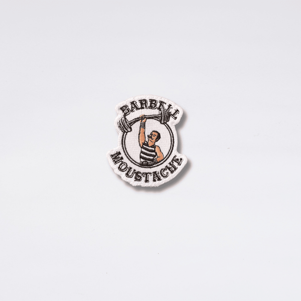 ÉCUSSON Barbell Moustache