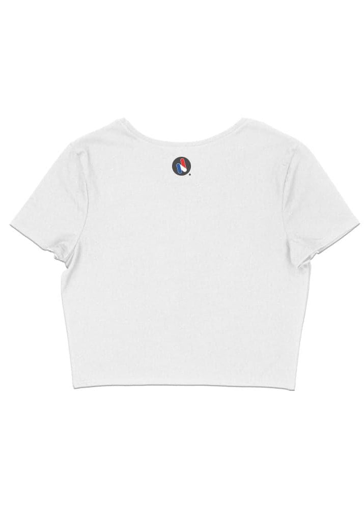 Crop Top Femme Cross Training – Burgers & Burpees Coton Bio