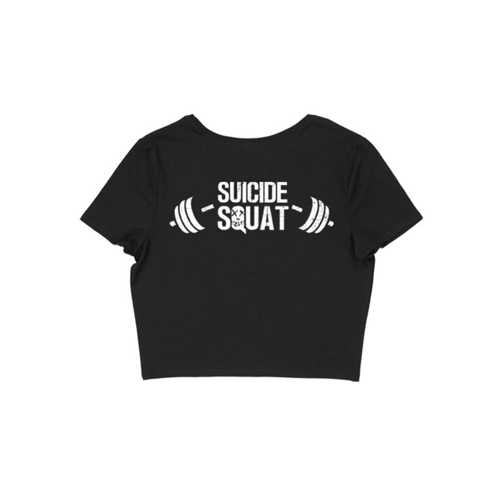 Crop Top Femme Cross Training – Suicide Squat Coton Bio