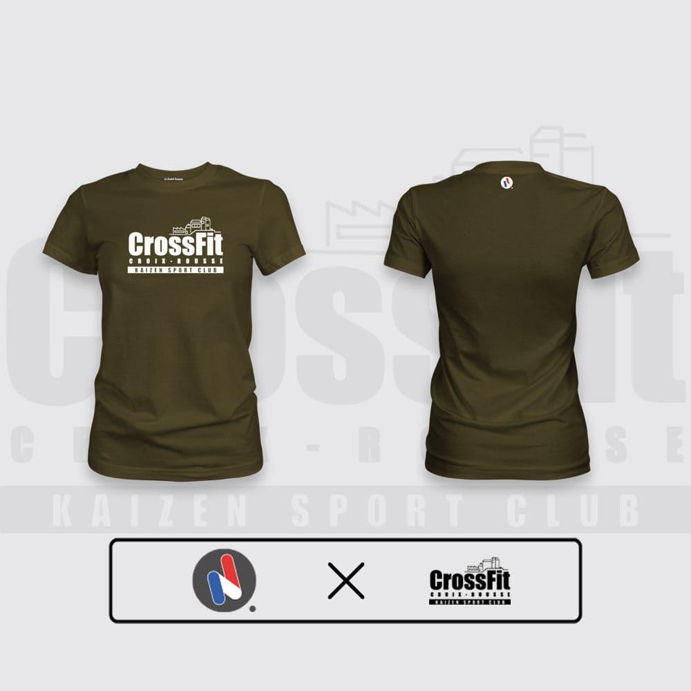 T-SHIRT FEMME - CROSSFIT® CROIX ROUSSE