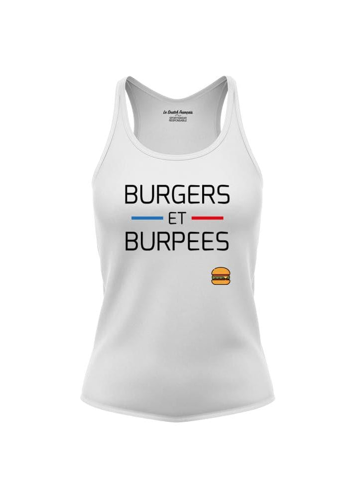 Débardeur Femme Cross Training – Burgers Et Burpees Coton Bio
