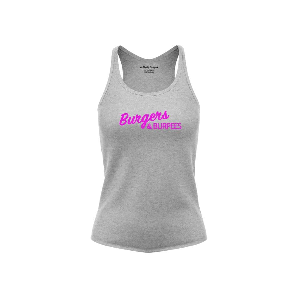 Débardeur Femme Cross Training – Burgers & Burpees DC