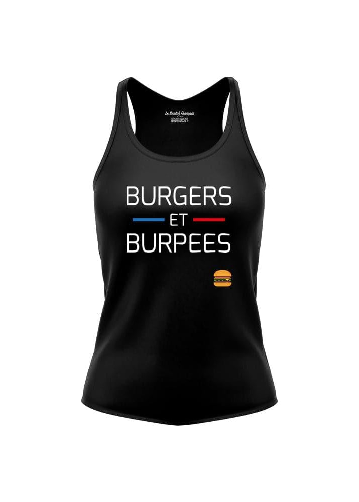 DÉBARDEUR FEMME - BURGERS ET BURPEES