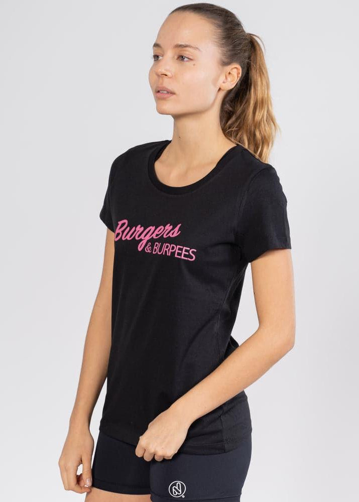 T-SHIRT FEMME - BURGERS & BURPEES