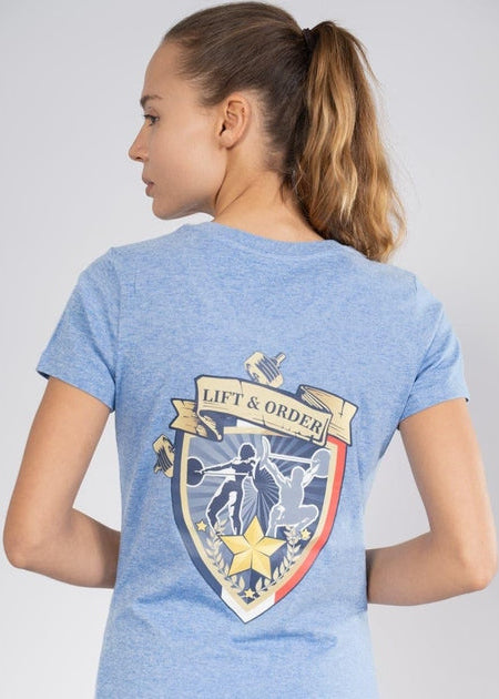 T-Shirt Femme Cross Training – Lift & Order Coton Bio