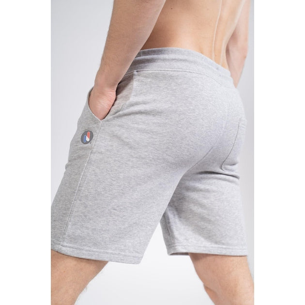 SHORT HOMME COTON BIO - LOGO