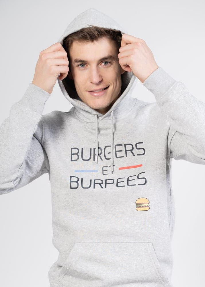 Sweat Homme Cross Training – Burgers Et Burpees Coton Bio