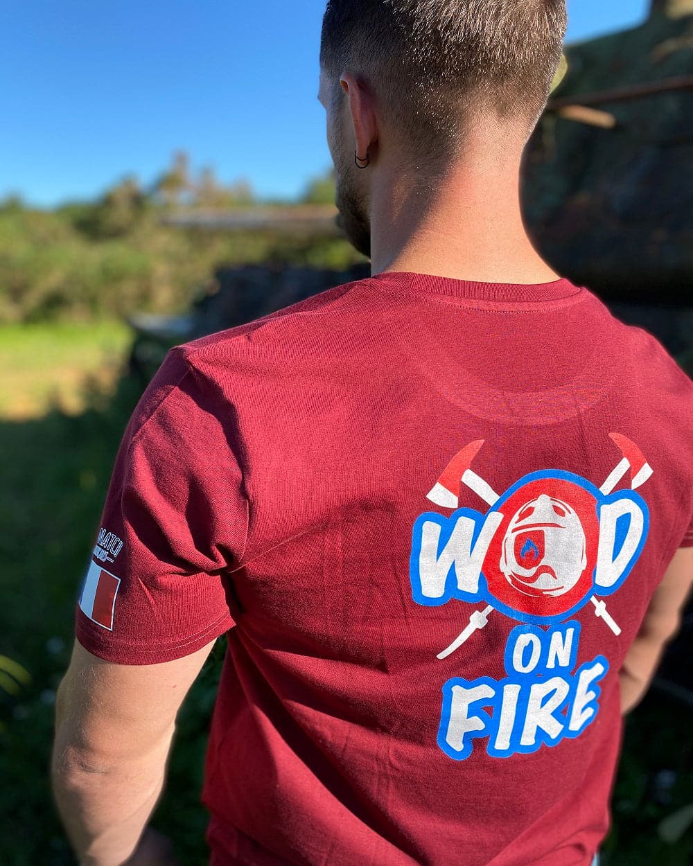 T-SHIRT HOMME - WOD ON FIRE