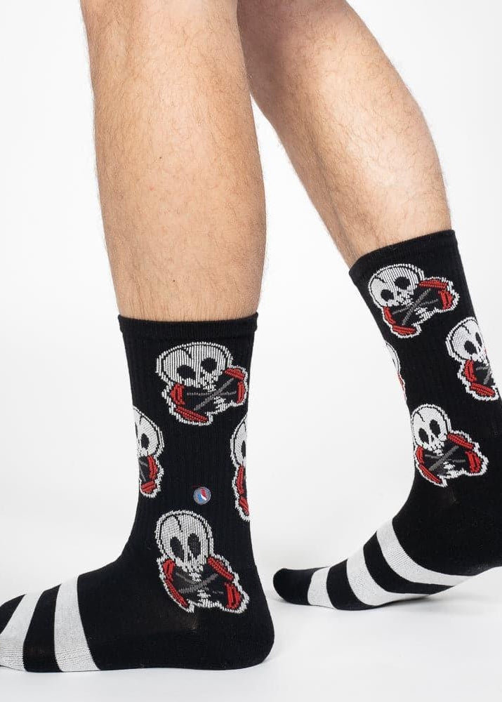 Chaussettes Cross Training – Skull Coton Bio
