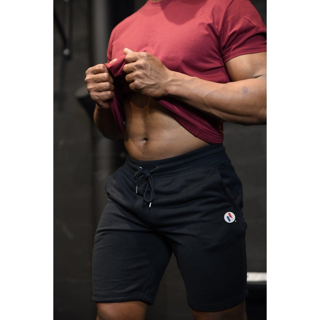 SHORT HOMME COTON BIO - LOGO