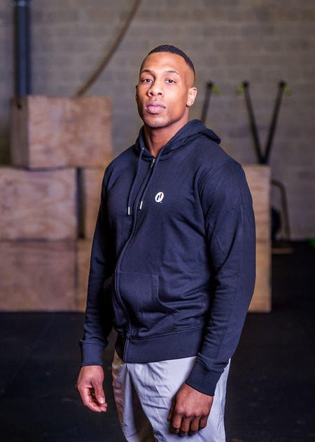Sweat Zippé Homme Cross Training – Coton Bio
