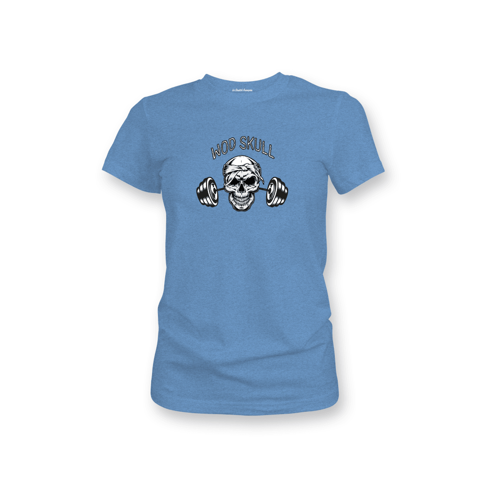 T-Shirt Femme Cross Training – WOD Skull Coton Bio
