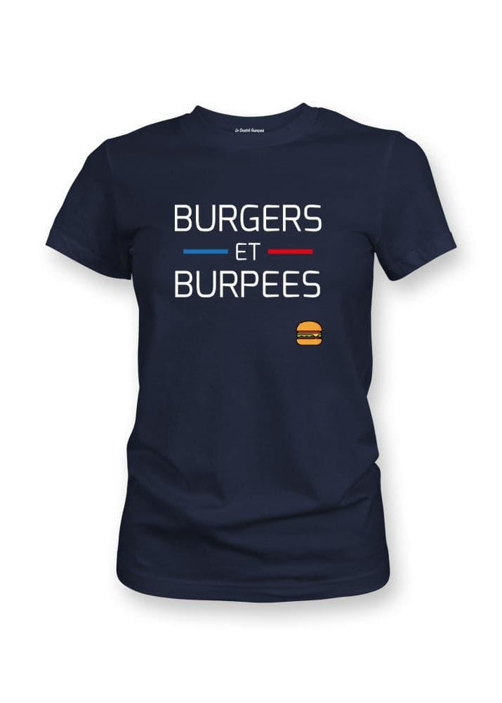 T-SHIRT FEMME - BURGERS ET BURPEES