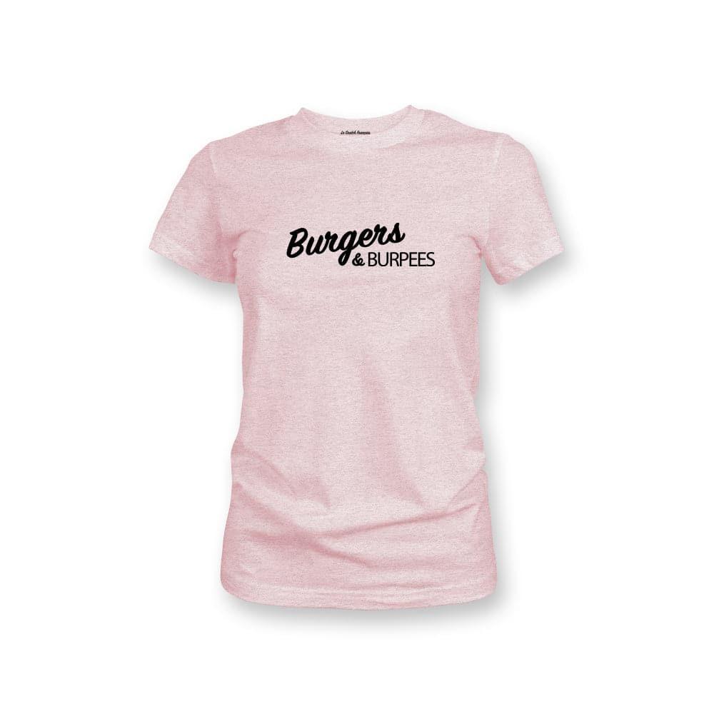 T-Shirt Femme Cross Training – Burgers & Burpees Coton Bio
