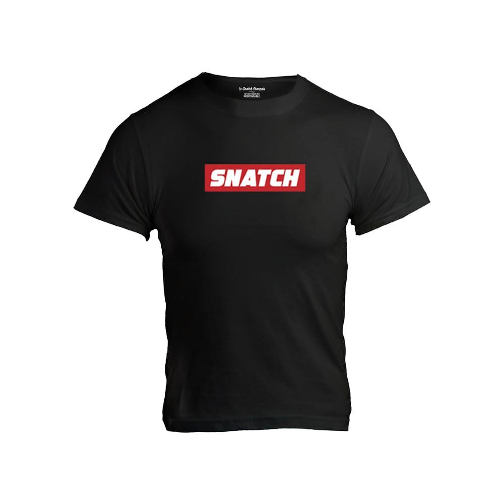 T-shirt homme cross training Snatch Label – coloris Noir – Le Snatch Français