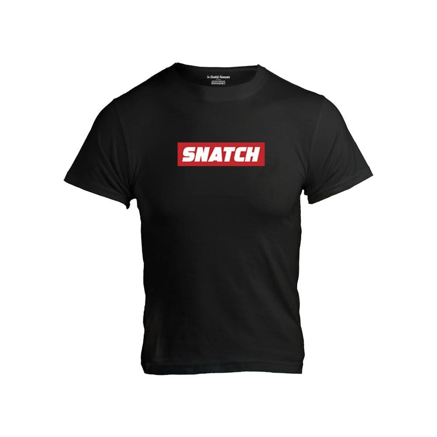 T-shirt homme cross training Snatch Label – coloris Noir – Le Snatch Français